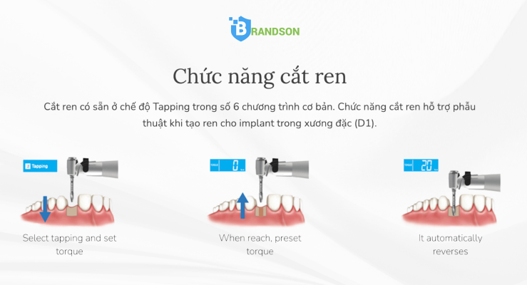 Chức năng cắt ren