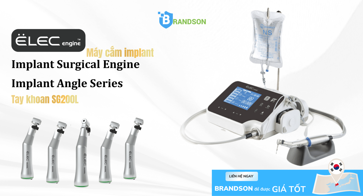 Lựa chọn dòng máy cắm implant ELEC hiệu quả và ưu điểm tay khoan ELEC